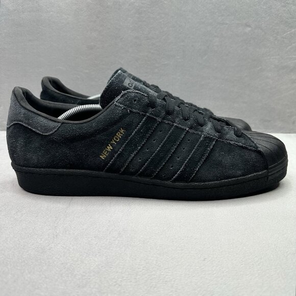 adidas Superstar ブラック ADIDAS Originals Superstar All Black EG4957 Men's sz 8-13 | eBay